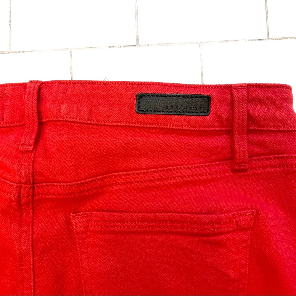 NEW Anthropologie | Sanctuary Red Denim - Picture 6 of 15